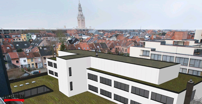 TOTALE METAMORFOSE VAN POLIKLINIEK EN LABO IN DE LEUVENSE BINNENSTAD