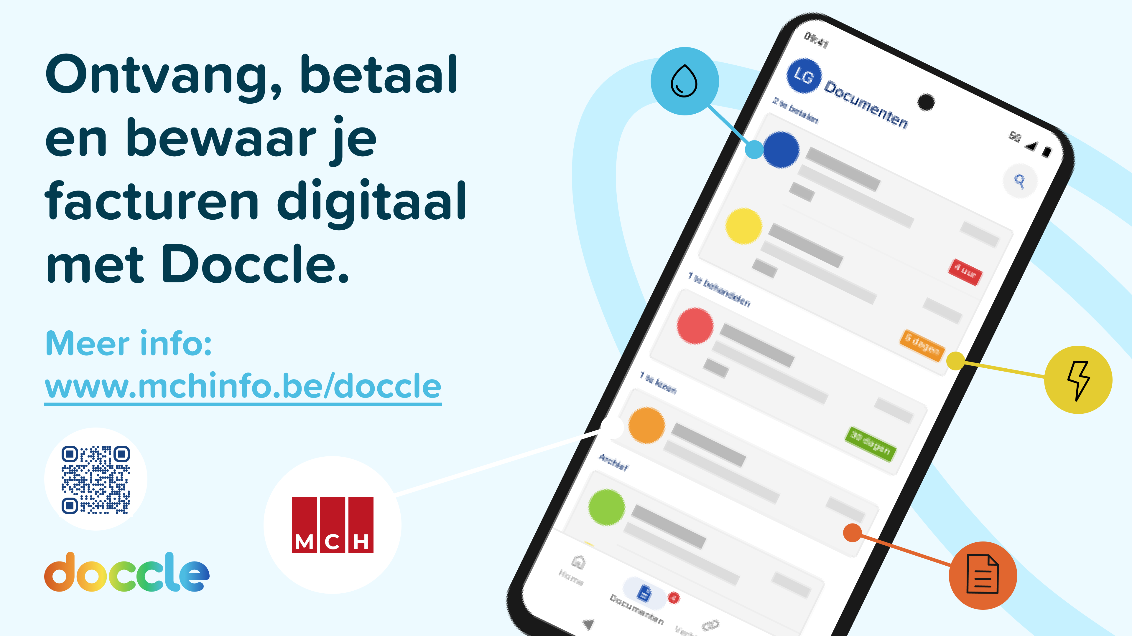 Jouw facturen voortaan digitaal via Doccle